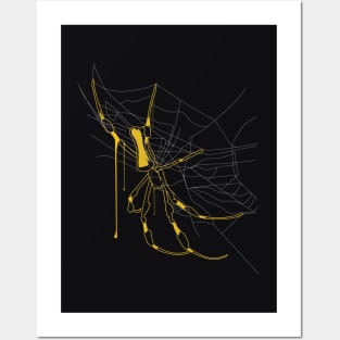 Gold Spider Posters and Art